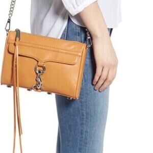 New! Rebecca Minkoff mini mac crossbody beige